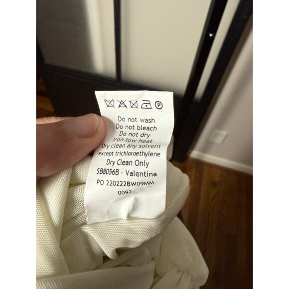 House of CB Valentina White Asymmetric Cutout Midi Dress Size Small - Picture 10 of 10